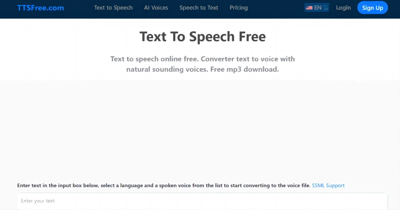 TTSFree Free Text to Speech Irish Accent