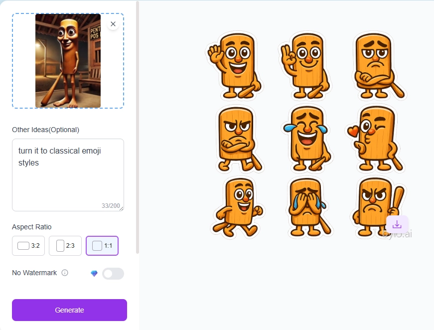 Turn an Image to Emoji Cpmbos