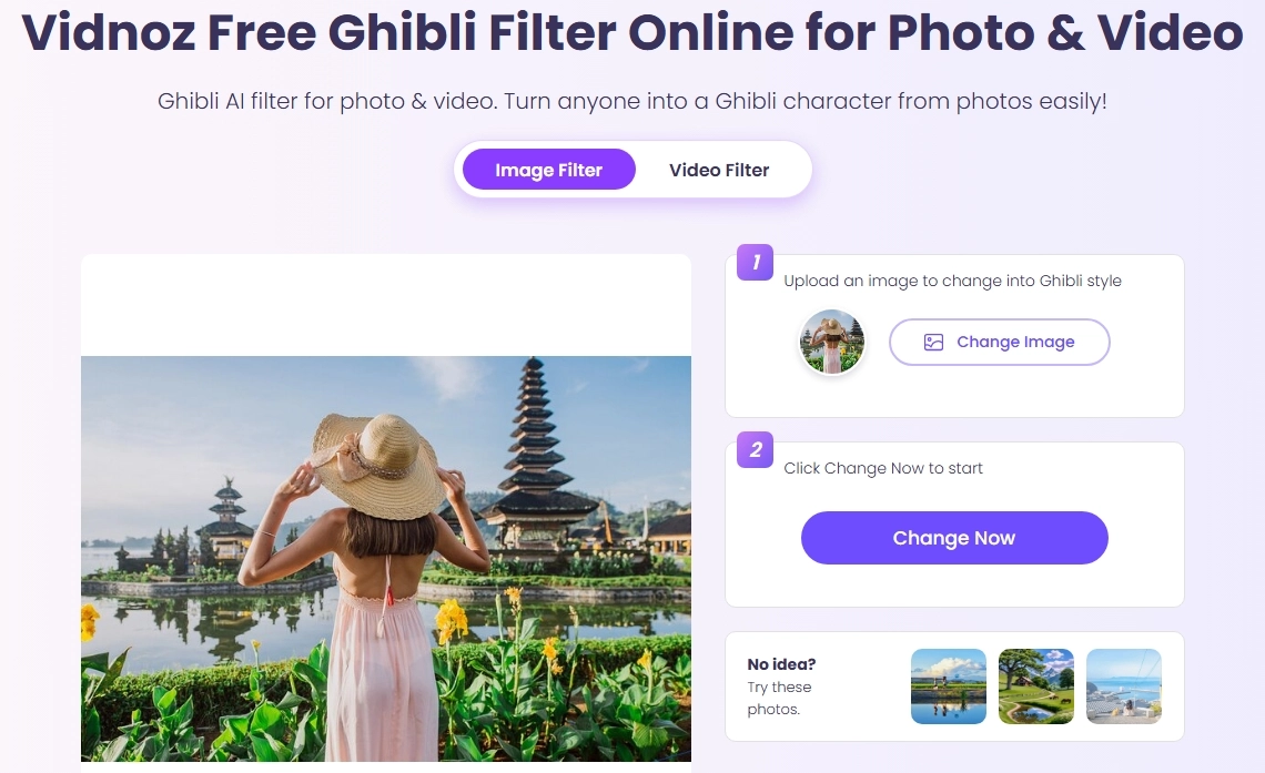 Turn Polaroid Picture into Ghibli