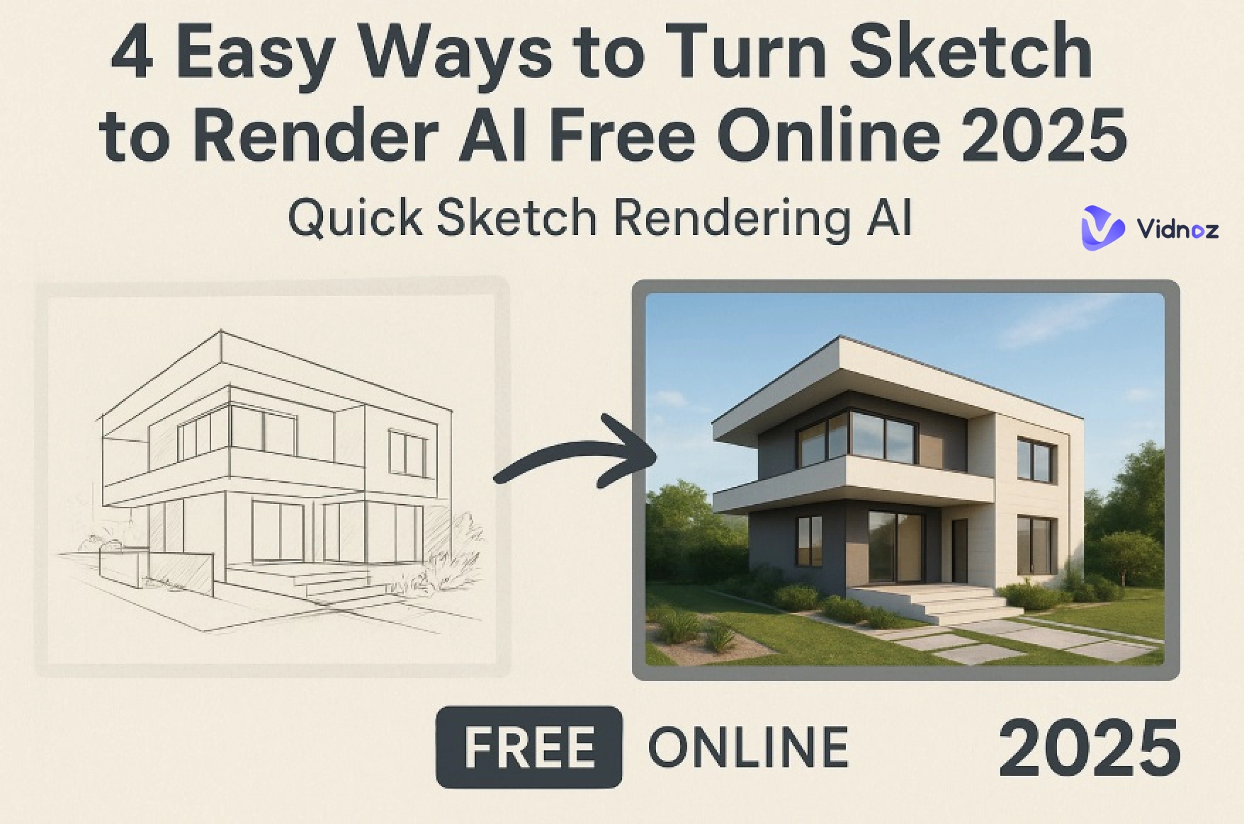 4 Easy Ways to Turn Sketch to Render AI Free Online 2025: Quick Sketch Rendering AI