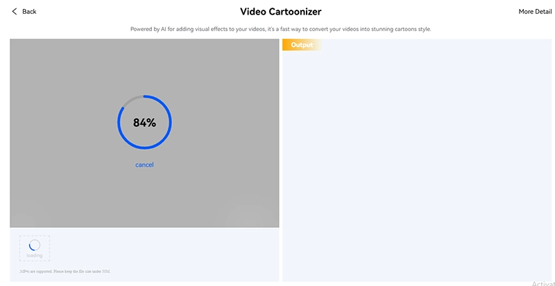 Turn Video to Cartoon Online with AILab Video Cartoonizer