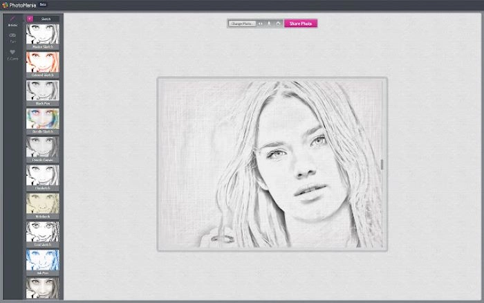 Turn Your Photo to Sketch with PhotoMania