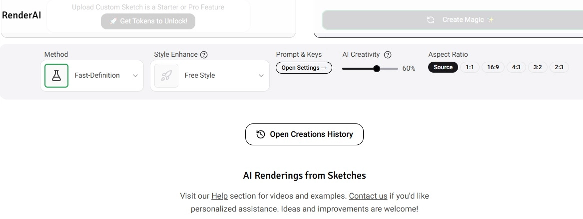 Tweaking Settings in RenderAI for Sketch to Render AI