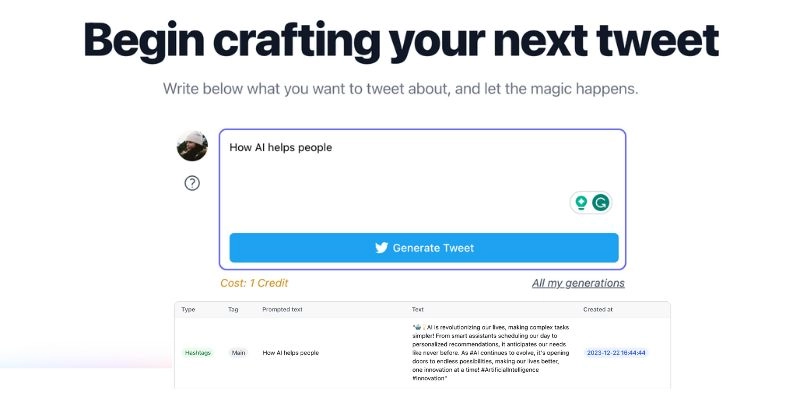 TweetStorm AI Tweet Generator