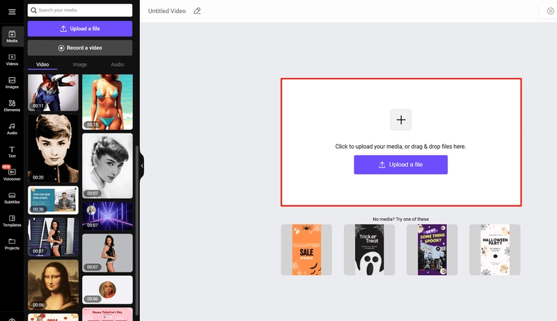 Upload a Video to Vidnoz