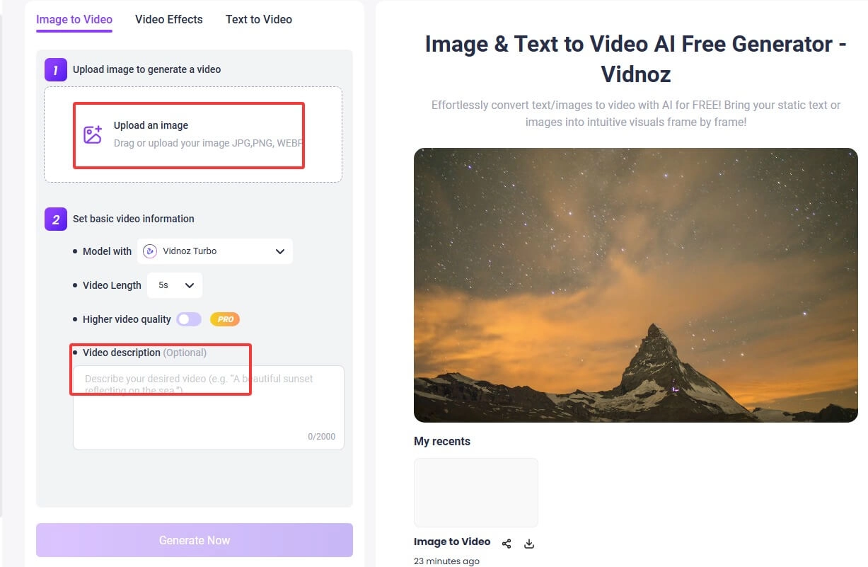 Upload AI Similar Image and Input Description