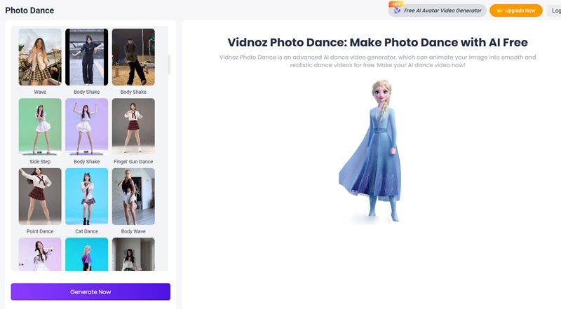 Upload Elsa Dance Photo