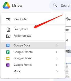 Upload Video on Google Drive