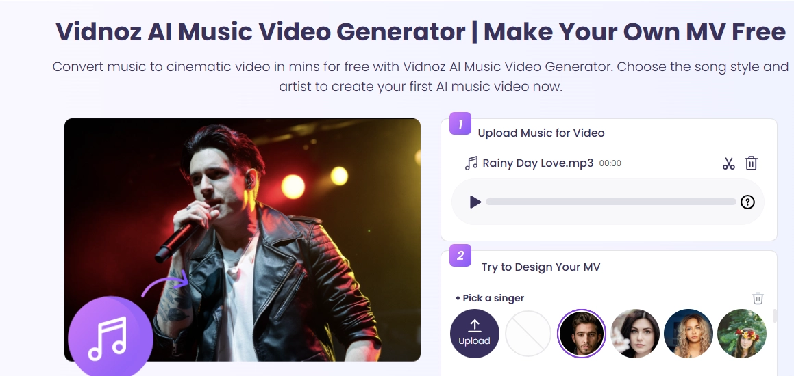 Upload Humming Music