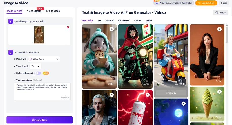 Upload the Target Photo and Enter Prompts