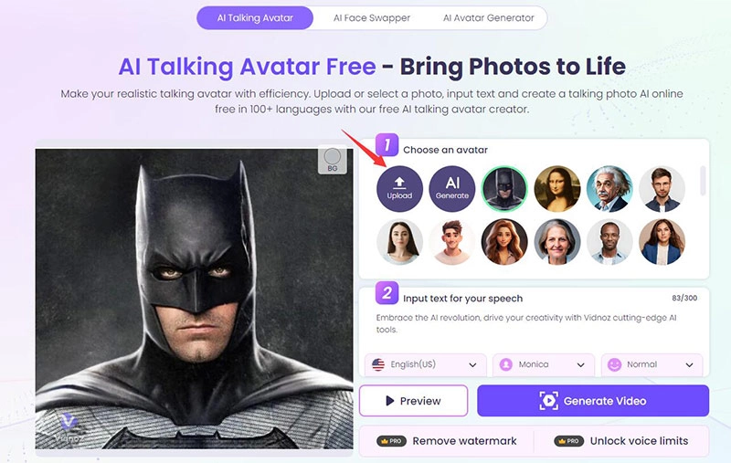 Upload Your Batman for AI Voice