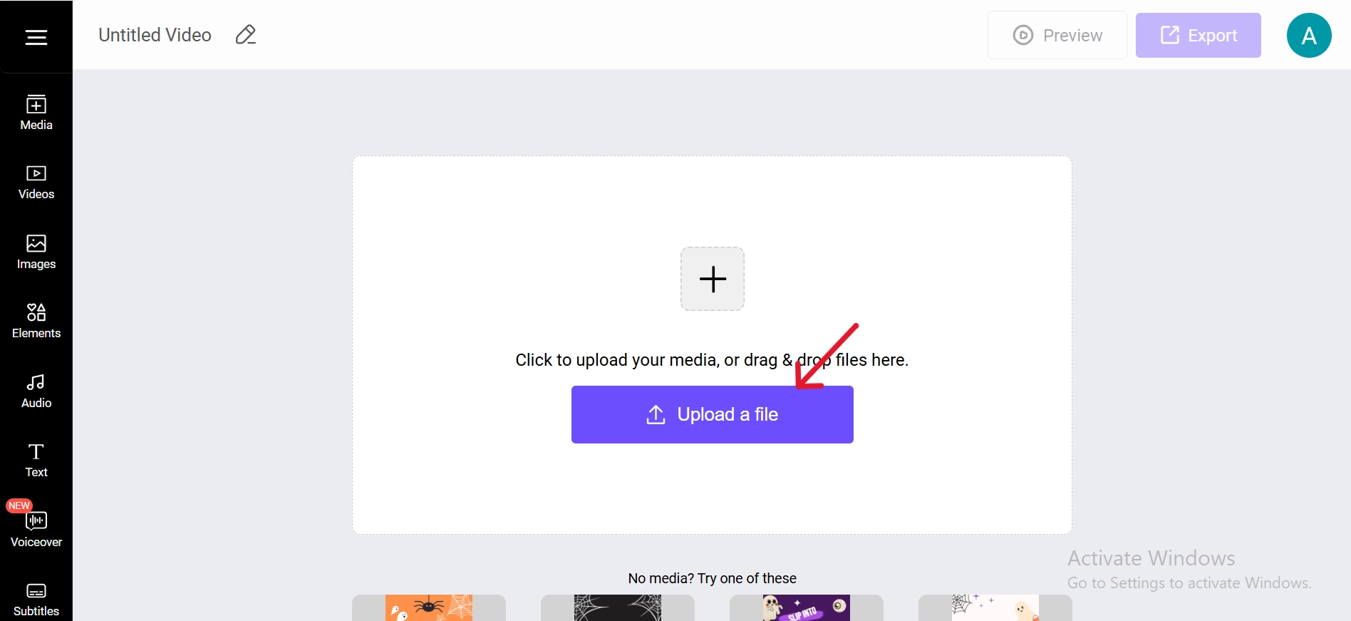 Upload Your Image To Vidnoz Editor