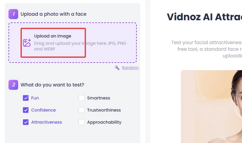 Upload Your Photo Before Using Bold Glamour