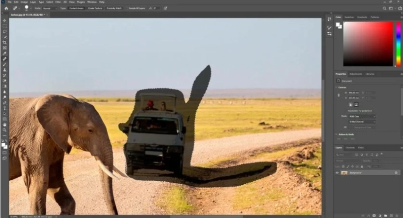 Use Photoshop to Remove Unwanted Objects