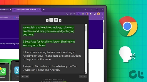 Utilize Browser's Built-in Text-to-Speech Feature