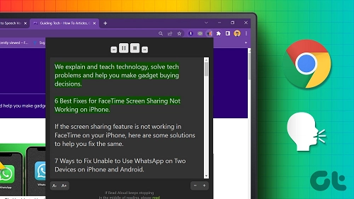 Read a Website Using a Text-to-Speech Browser Extension