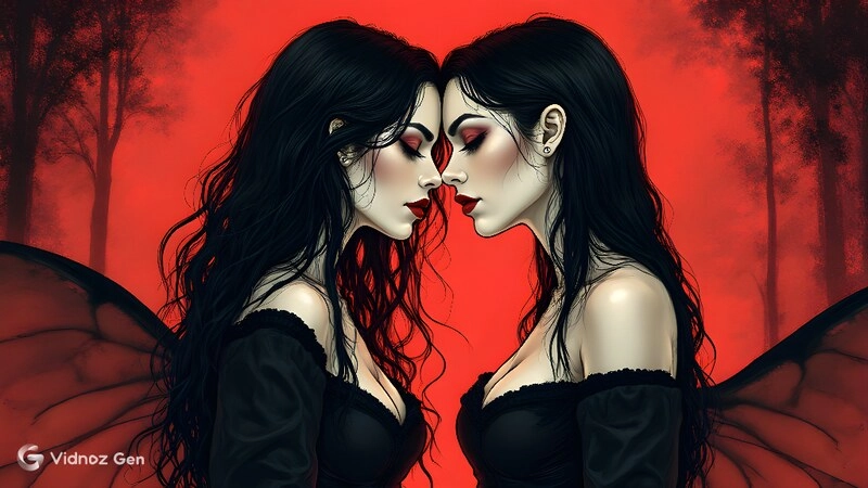 Vampire Style Lesbian Art