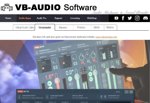VB-Audio VoiceMeeter Auto Tune Voice Changers for PC Users