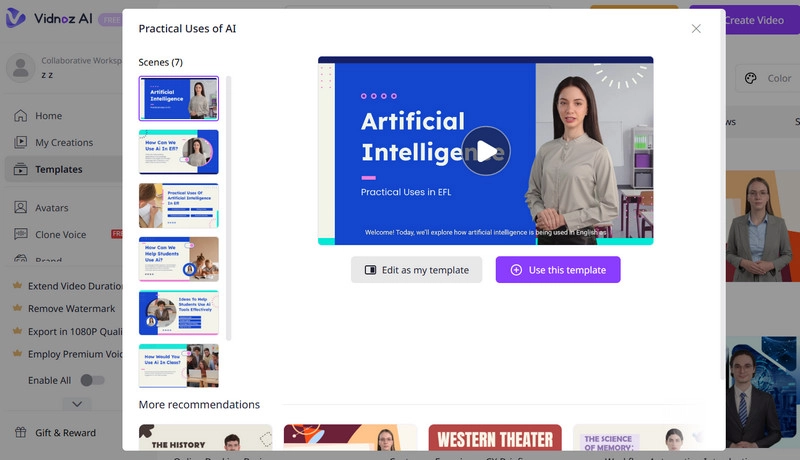Vdinoz Video Template
