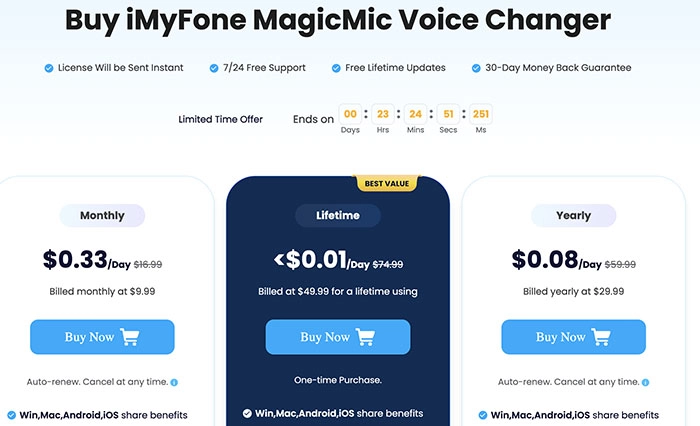 Vecna Voice Changer MagicMic Pricing