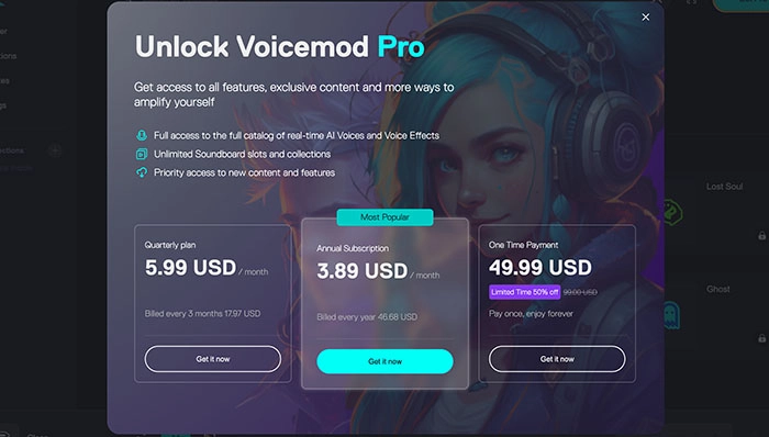Vecna Voice Changer Voicemod Pricing