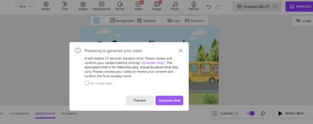 Video Generation Using Vidnoz Text To Speech