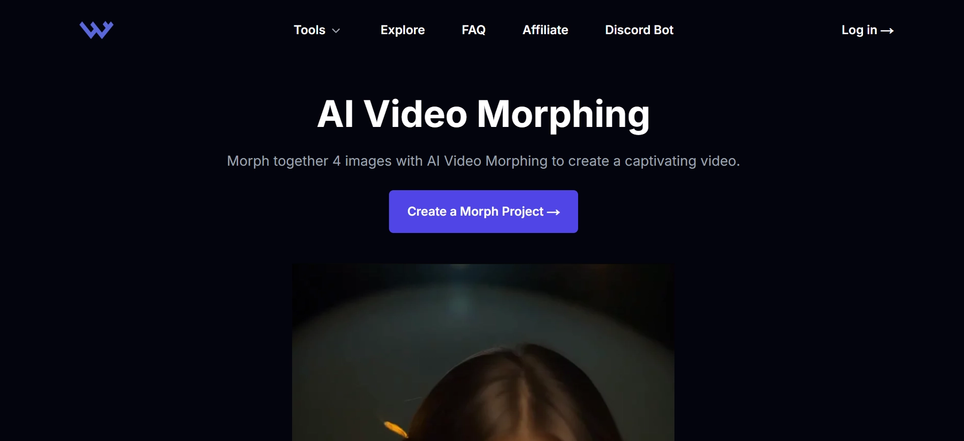 Video Morph Tool of WarpVideo