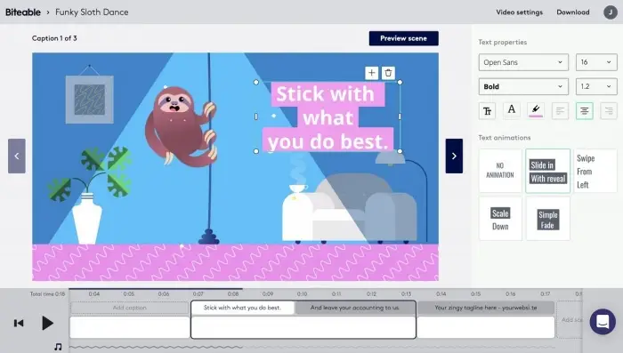 Video Presentation Maker - Biteable