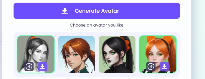 Vidnoz AI Avatar Choose Avatar