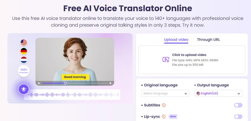 Vidnoz AI Chinese to English Voice Translator