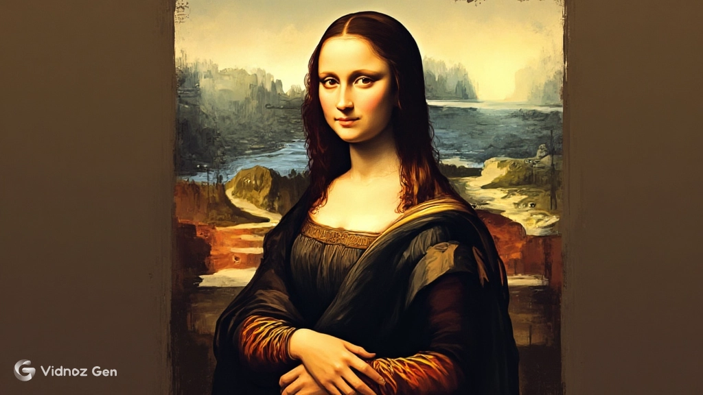 Vidnoz AI Created Mona Lisa