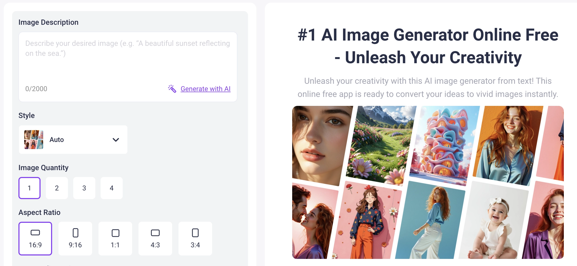 Vidnoz AI Image Generator for Ethnic Avatar