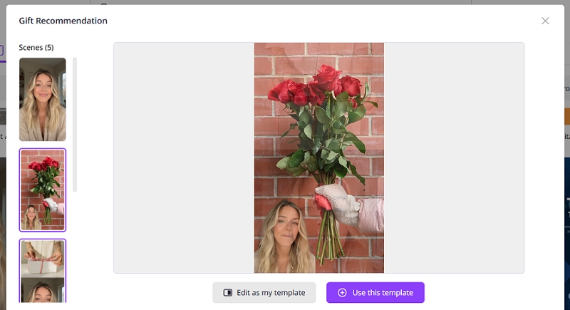 Vidnoz AI Influencer Video Template Example