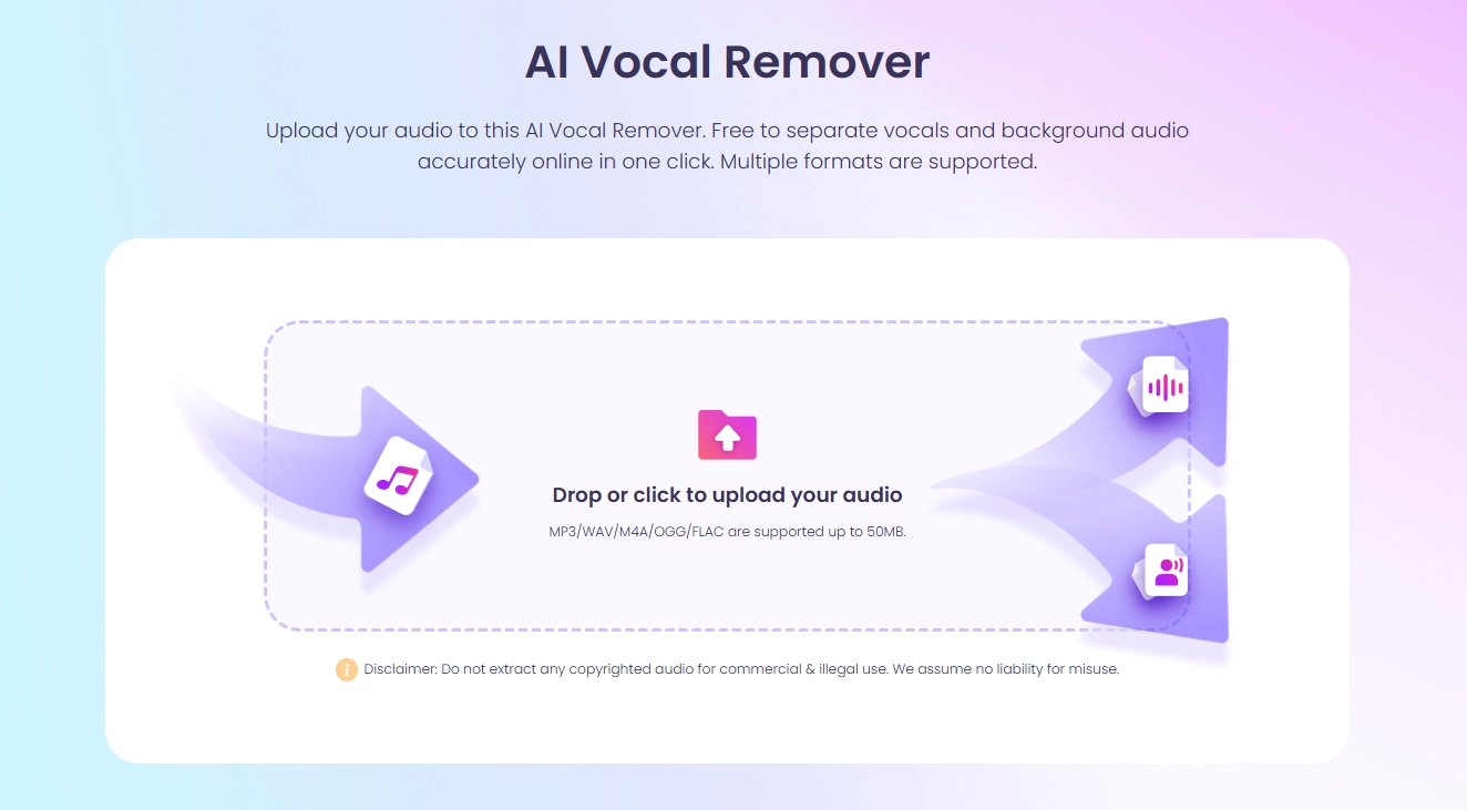 Vidnoz AI Instrumental Remover