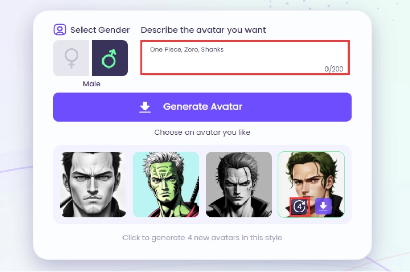 Vidnoz AI One Piece AI Generator