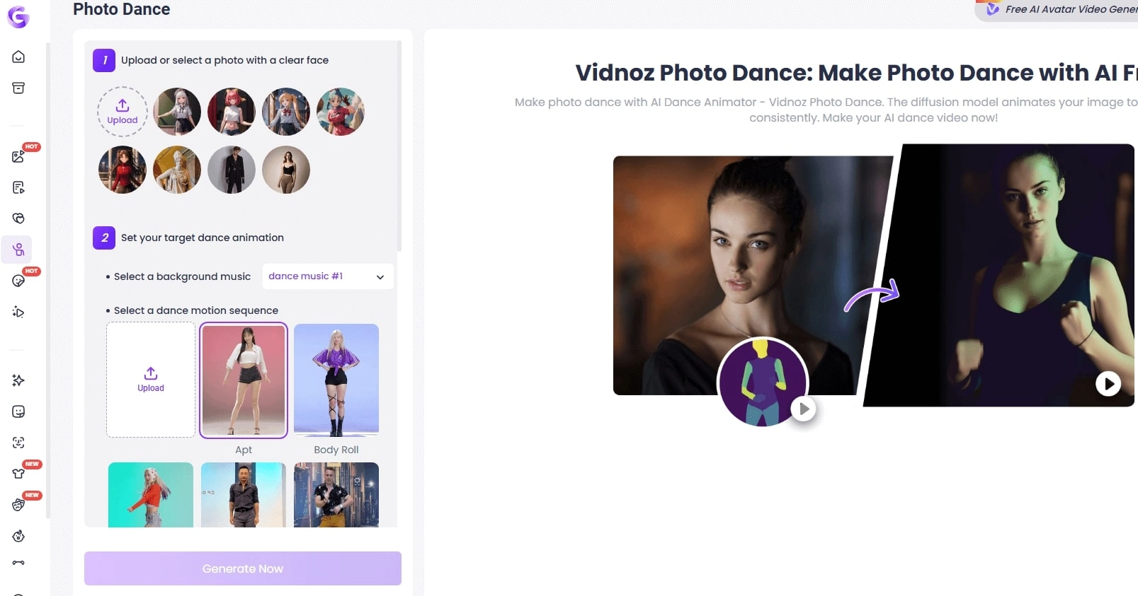 Vidnoz AI Rat Dance Generator