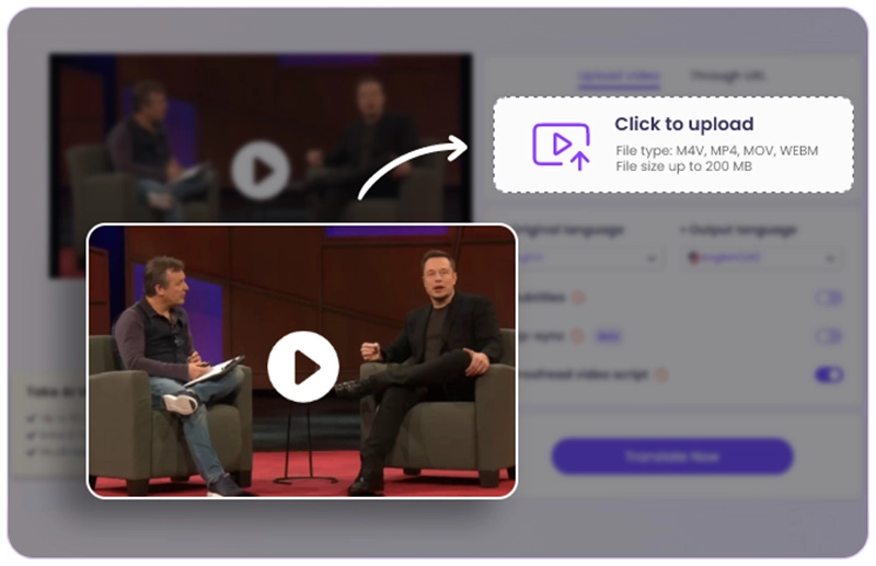 Vidnoz AI Upload Your Video