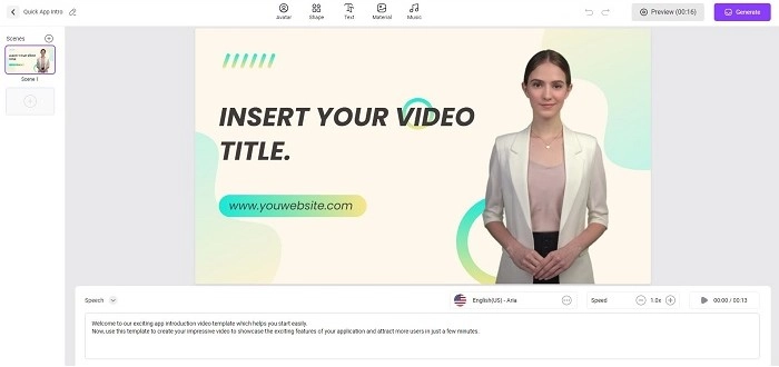 Vidnoz AI Video Editor