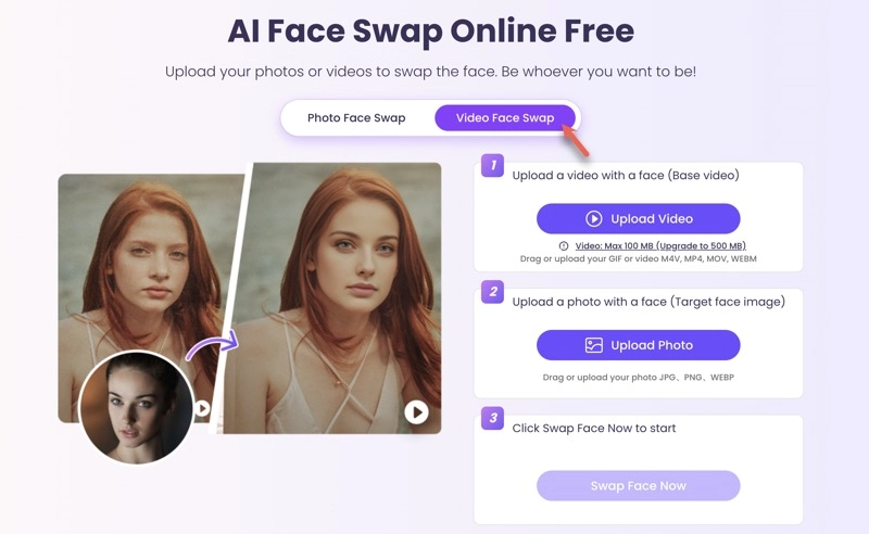 Vidnoz AI Video Face Swap