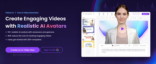 Vidnoz AI One-Stop Solution to Free AI Avatar Videos