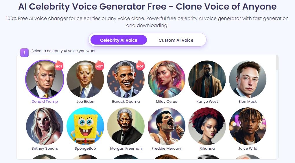 Vidnoz AI Voice Changer Custom Ice Spice AI Voice