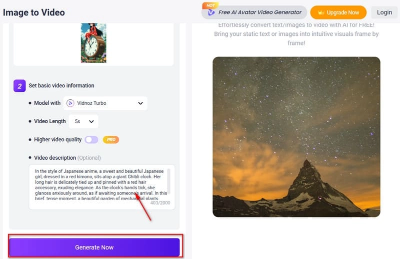 Vidnoz Anime Intro Maker