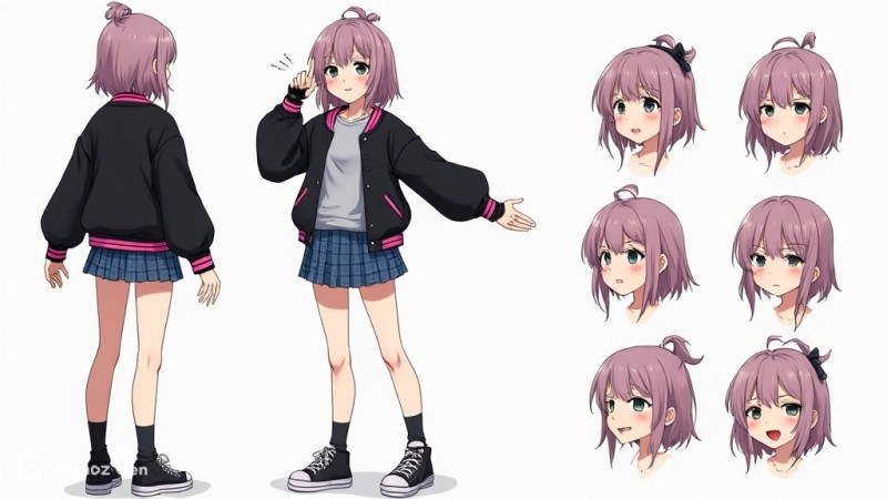 Vidnoz Anime Reference Sheet Generator Free