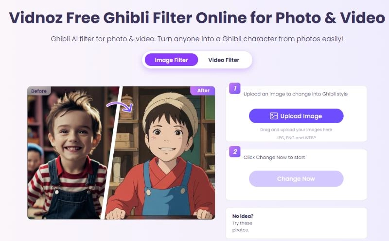 Vidnoz Ghibli Filter
