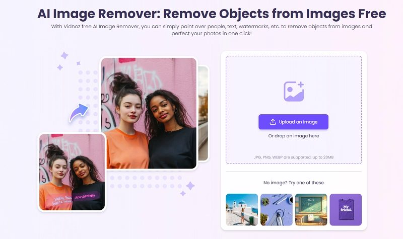 Vidnoz Photo Filter Remover
