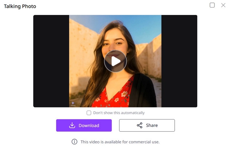 Vidnoz Talking Photo Avatar Editor Online Free