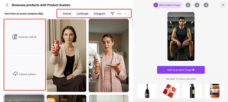 Vidnoz UGC Avatar Filters
