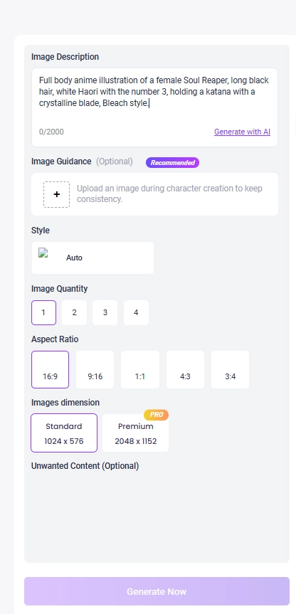 Vidnoz Write the Prompt