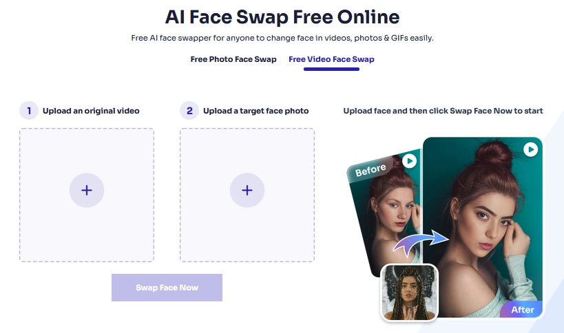 vidqu free face swapper