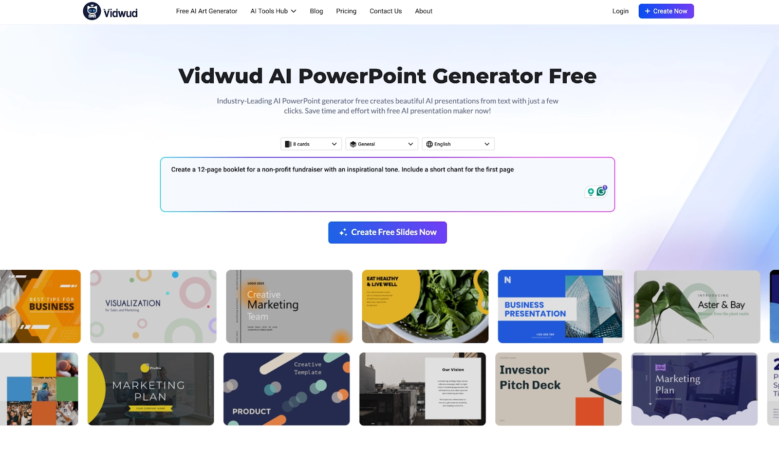 Vidwud AI Booklet Generator Prompt